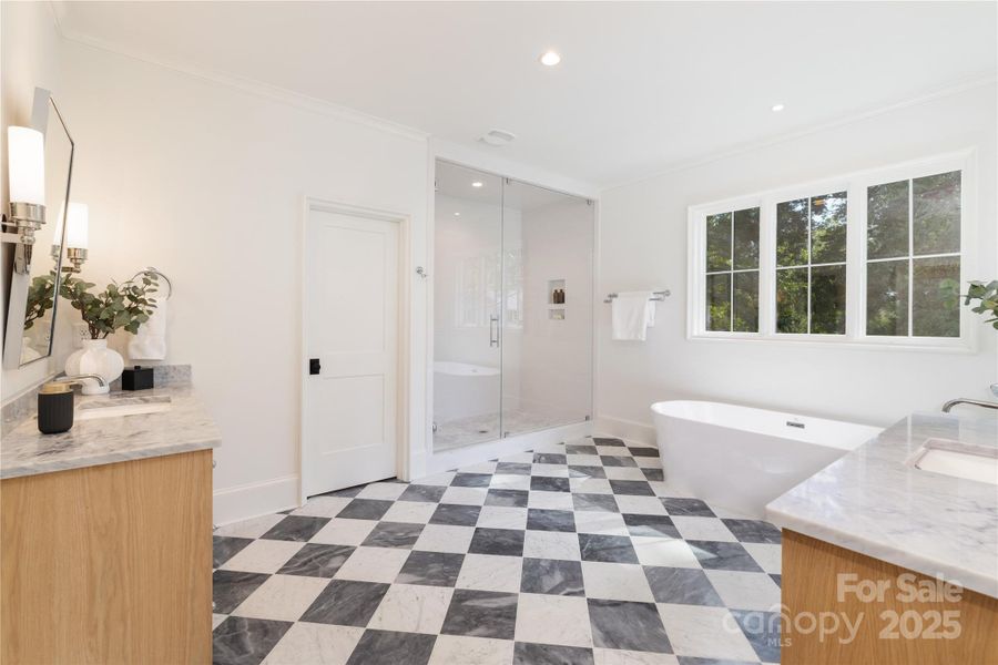 Furnished interior view inside a new home in , Charlotte (Image 8).