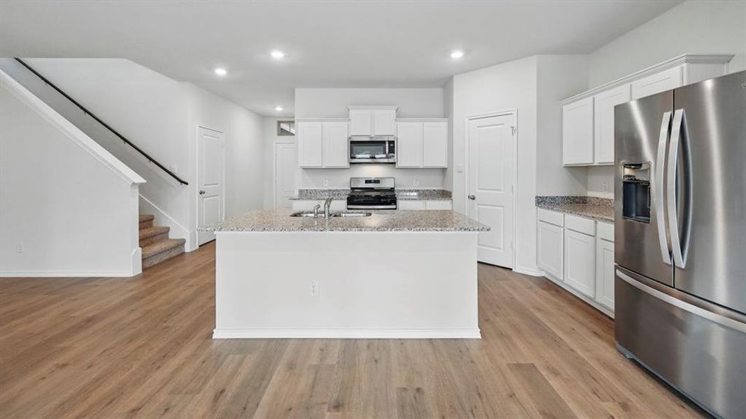 Furnished interior view inside a new home in Frontier Pointe, Princeton (Image 5).