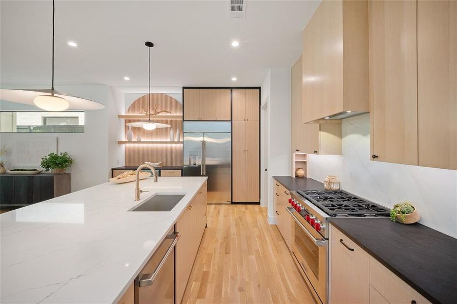 Furnished interior view inside a new home in , Dallas (Image 15).