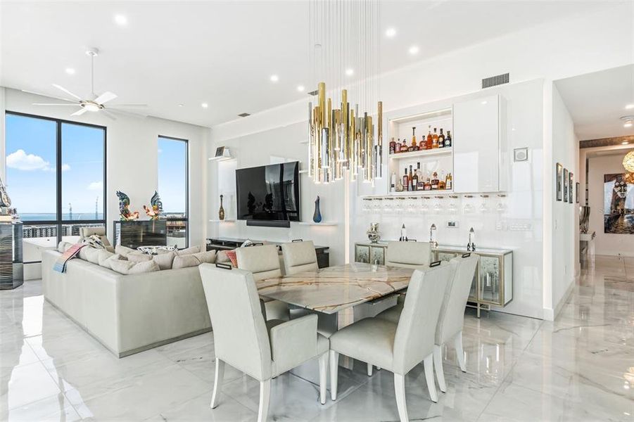 Furnished interior view inside a new home in , Sarasota (Image 18). Furnished interior view inside a new home in , Sarasota (Image 18).