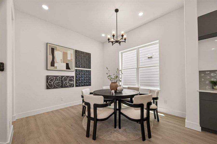 Furnished interior view inside a new home in , Houston (Image 17).