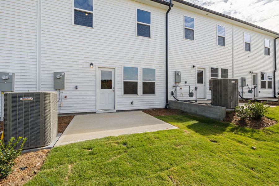 Exterior details and patio area of a home in McConnell Ridge, McLeansville (Image 3).