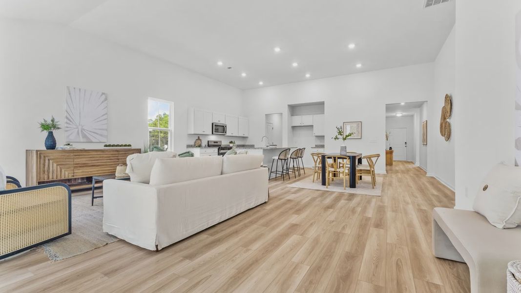 Representative furnished interior of a home built from the Chelsea by DRB Homes in Chestnut Farms, Longs (Image 9). Representative furnished interior of a home built from the Chelsea by DRB Homes in Chestnut Farms, Longs (Image 9).