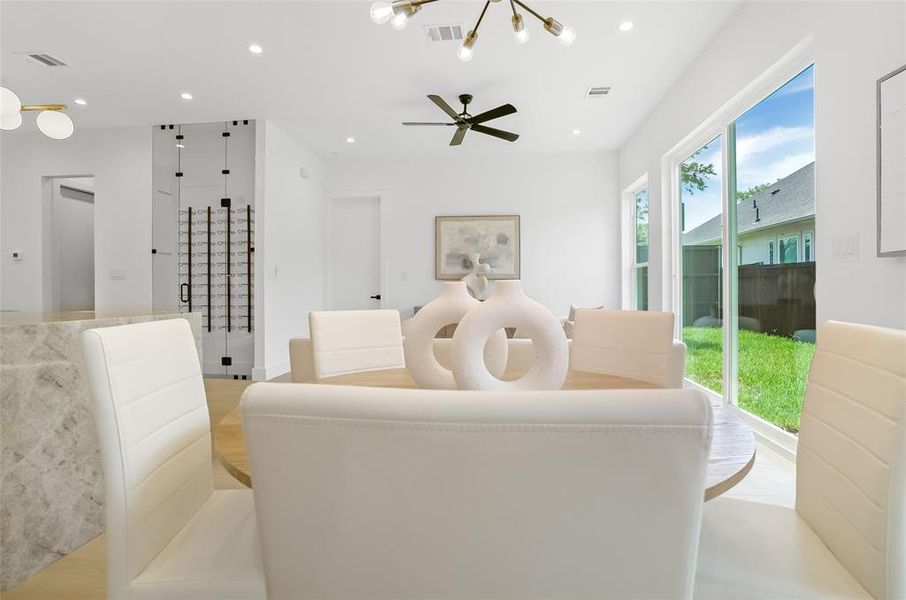 Furnished interior view inside a new home in , Dallas (Image 4).