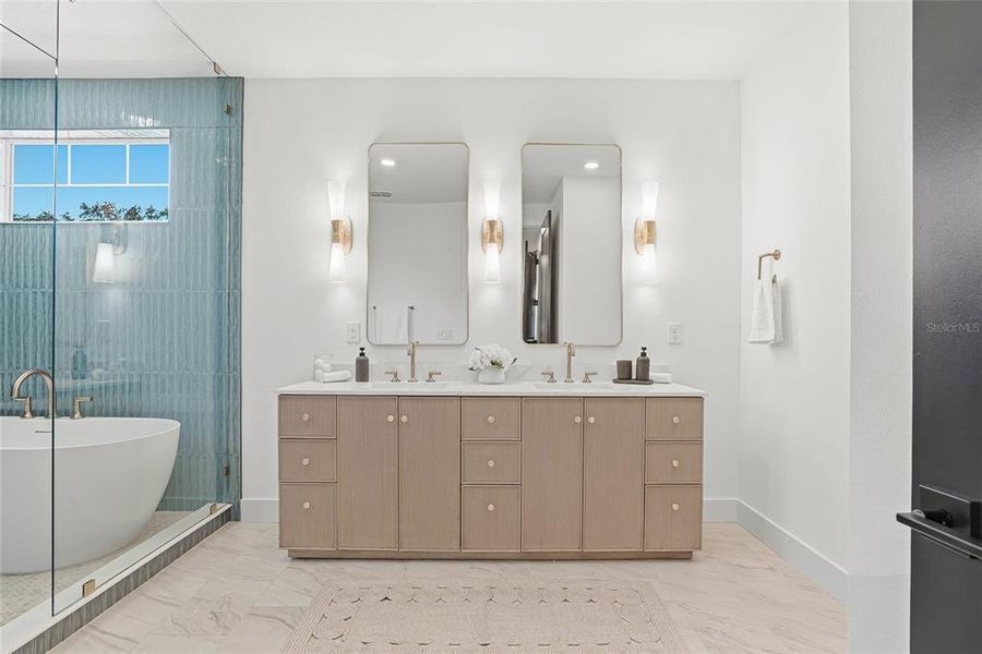 Furnished interior view inside a new home in , Tampa (Image 53).