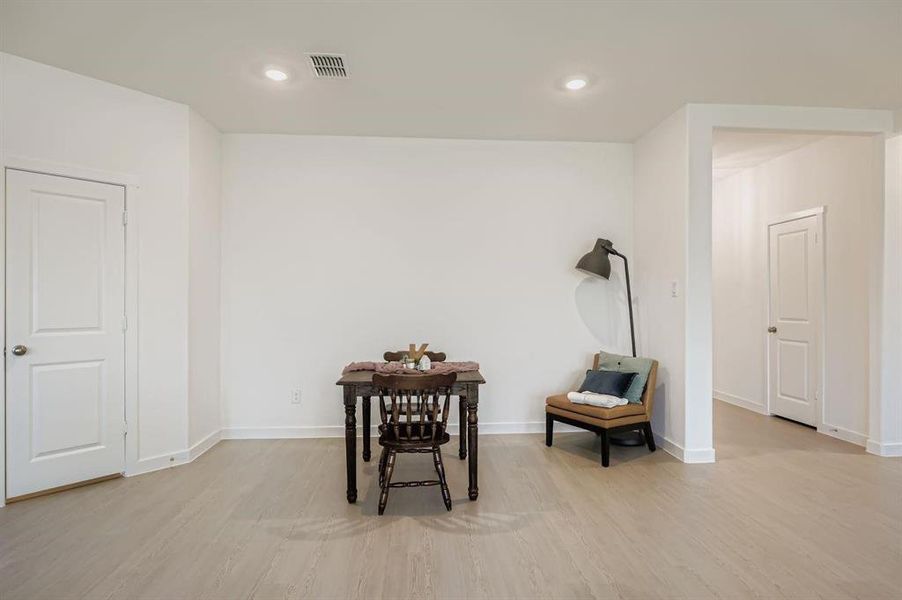 Furnished interior view inside a new home in Cypress Creek, Princeton (Image 11). Furnished interior view inside a new home in Cypress Creek, Princeton (Image 11).