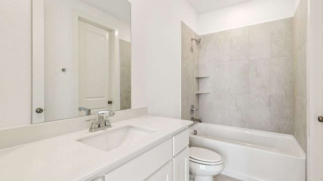 Representative furnished interior of a home built from the Tristan by Normandy Homes in Rainwater Crossing, Celina (Image 7).