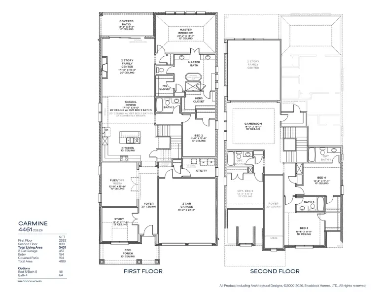2D floor plan layout of this home in Aster Park, McKinney, TX (Image 2). 2D floor plan layout of this home in Aster Park, McKinney, TX (Image 2).