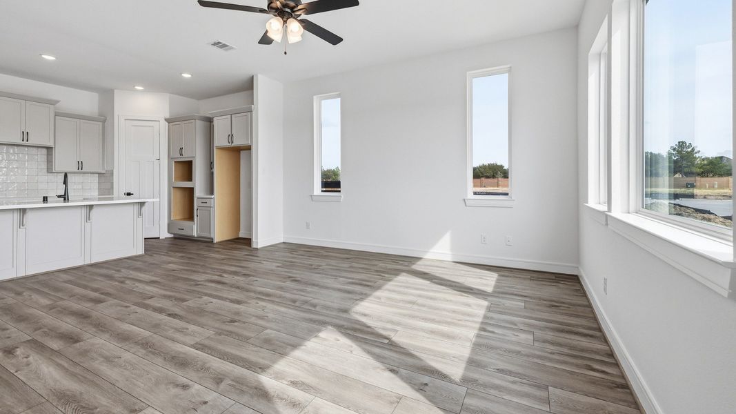 Representative furnished interior of a home built from the Solara by Brightland Homes in Bridgeland Central, Cypress (Image 5).