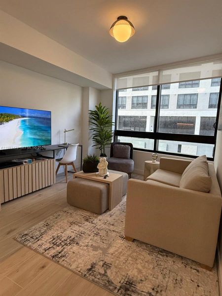 Furnished interior view inside a new home in , Miami (Image 5).