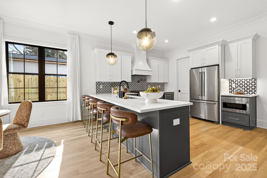 Furnished interior view inside a new home in , Charlotte (Image 19).