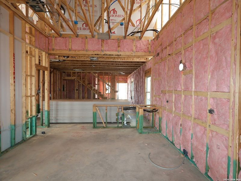 In-progress construction of a new home in Meadows at Clear Springs, New Braunfels, TX (Image 34).