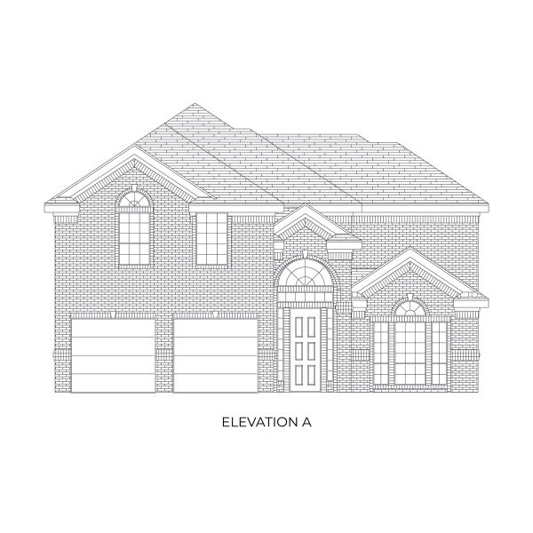 Representative rendering of the exterior for the Cooper F by First Texas Homes (Image 2).