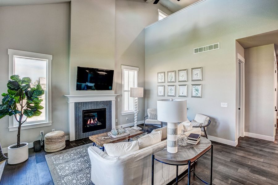Representative furnished interior of a home built from the The Avalon by Landmark Homes in Vernazza, Windsor (Image 5).