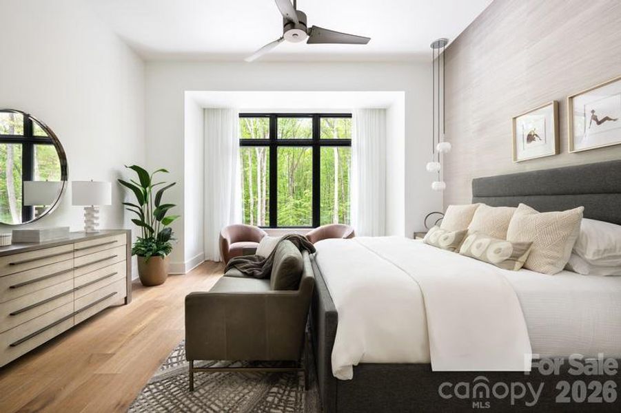 Furnished interior view inside a new home in , Belmont (Image 12).