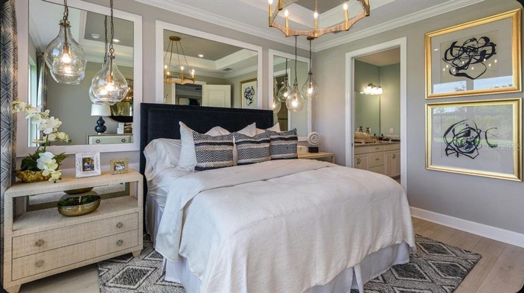 Furnished interior view inside a new home in Esplanade at Azario Lakewood Ranch, Bradenton (Image 10).