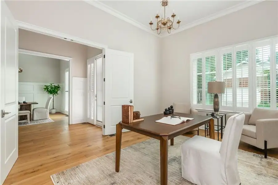 Furnished interior view inside a new home in , Brookhaven (Image 13).