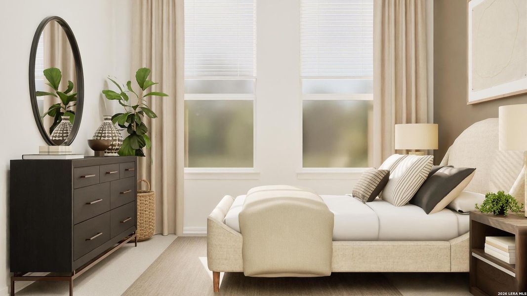 Furnished interior view inside a new home in Navarro Ranch, Seguin (Image 25).