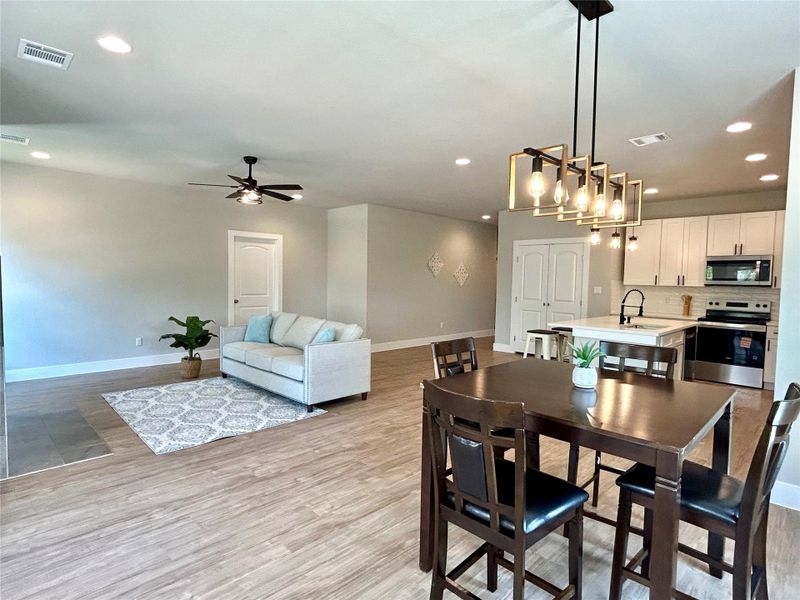 Furnished interior view inside a new home in , Bastrop (Image 11). Furnished interior view inside a new home in , Bastrop (Image 11).
