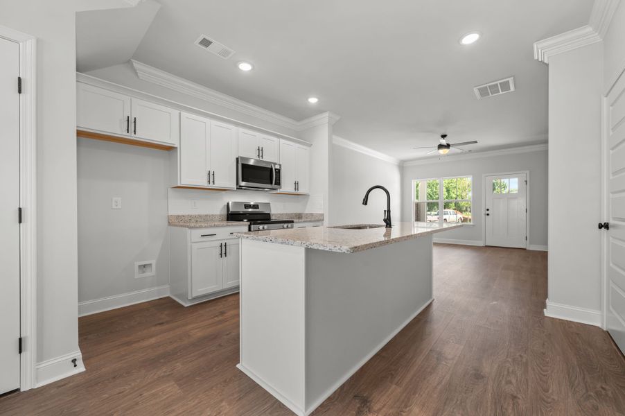 Furnished interior view inside a new home in Saddlebrook, Murfreesboro (Image 13).