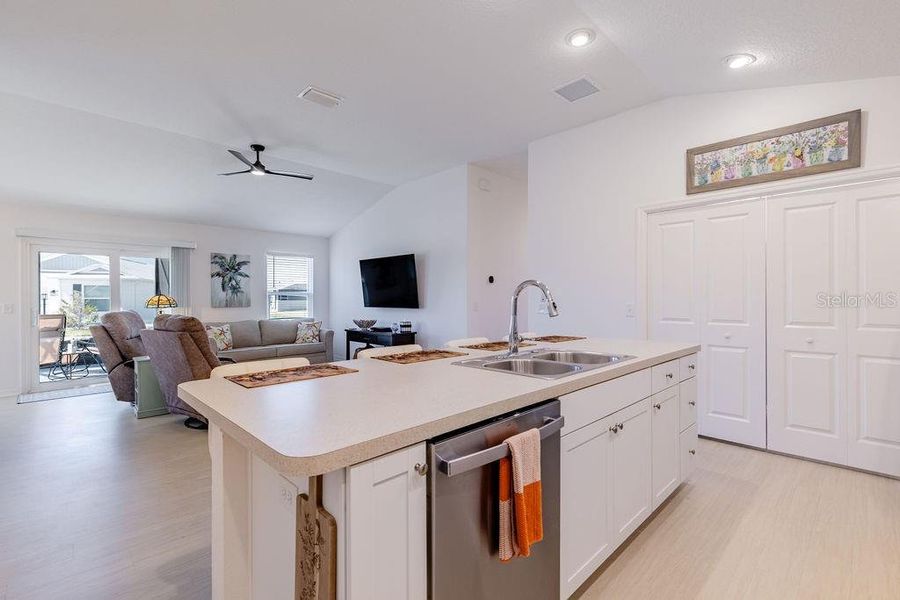 Furnished interior view inside a new home in , The Villages (Image 19).