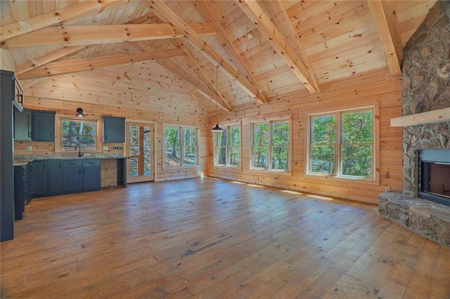 In-progress construction of a new home in , Cherry Log, GA (Image 21).