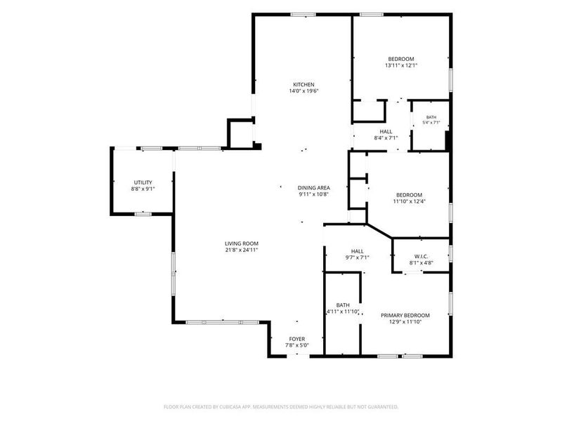 2D floor plan layout of this home in , Decatur, GA (Image 4).