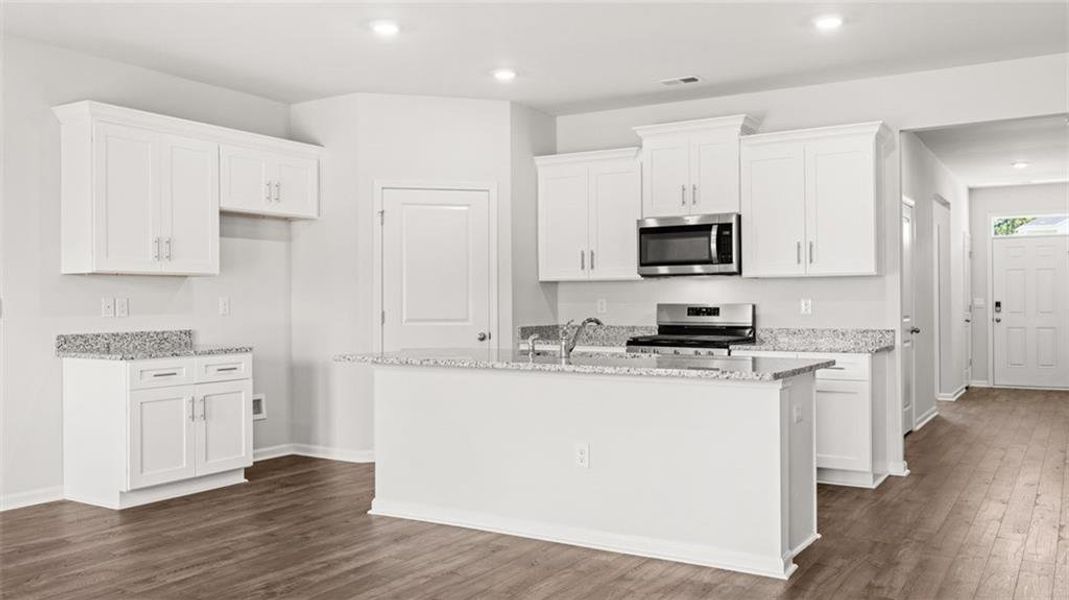 Furnished interior view inside a new home in Poplar Preserve, Newnan (Image 5).