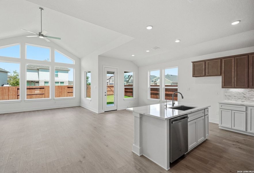 Furnished interior view inside a new home in Stillwater Ranch, San Antonio (Image 15).
