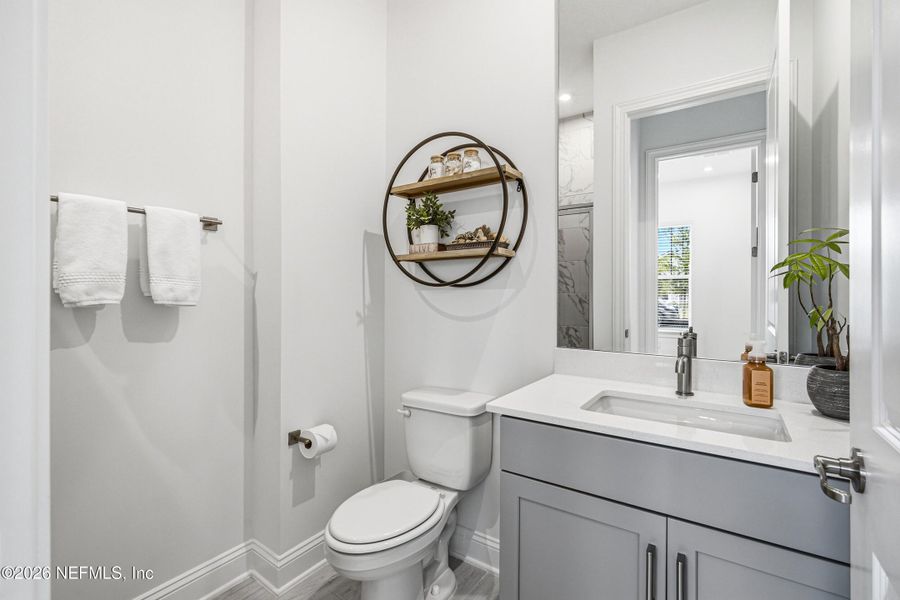 Furnished interior view inside a new home in RiverTown, St. Johns (Image 37).