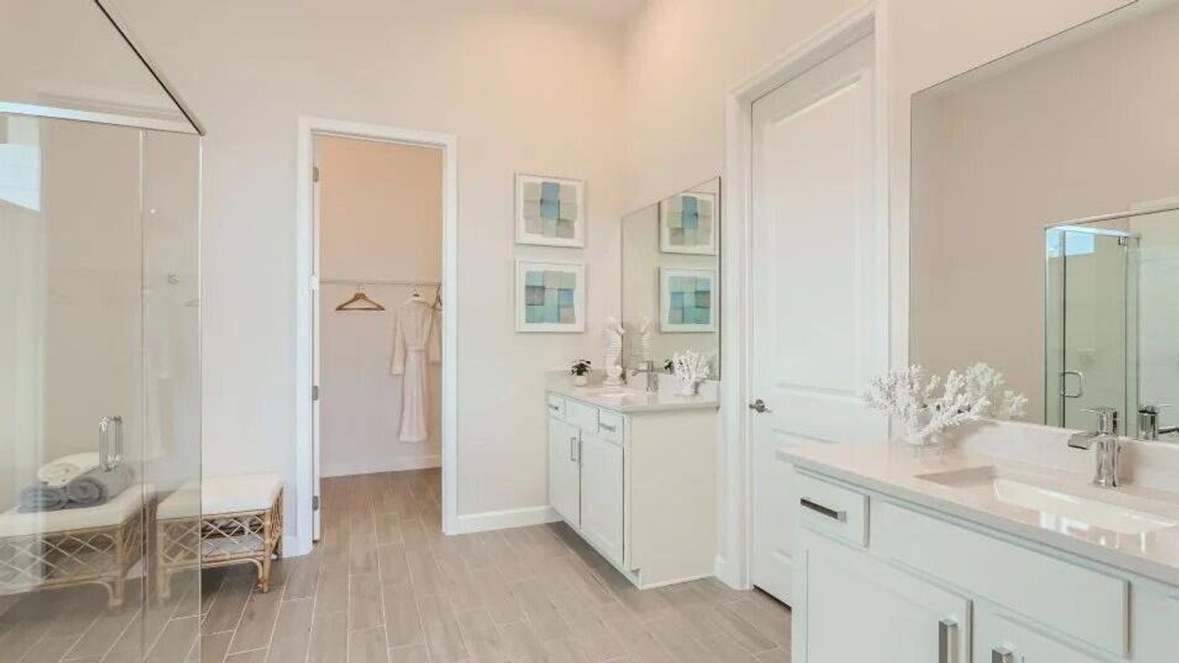 Furnished interior view inside a new home in Tesoro Club, Port St. Lucie (Image 29). Furnished interior view inside a new home in Tesoro Club, Port St. Lucie (Image 29).