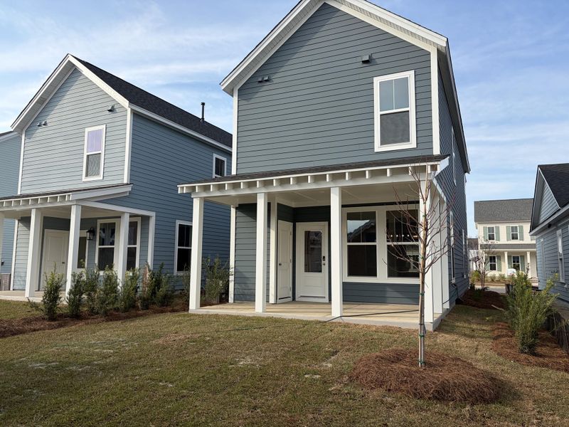 Exterior details and patio area of a home in , Summerville (Image 3). Exterior details and patio area of a home in , Summerville (Image 3).