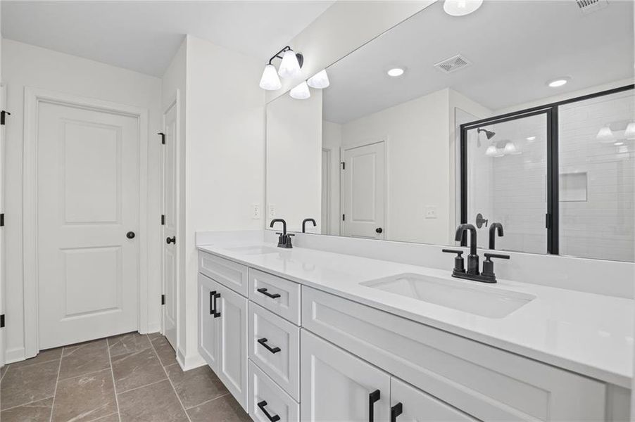 Furnished interior view inside a new home in The Village at River Green, Canton (Image 10).