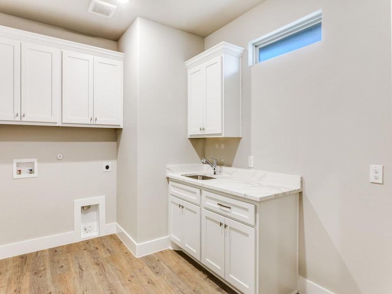 Furnished interior view inside a new home in Ladera at the Reserve, Mansfield (Image 32).
