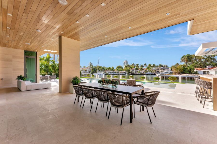 Furnished interior view inside a new home in , Fort Lauderdale (Image 38).