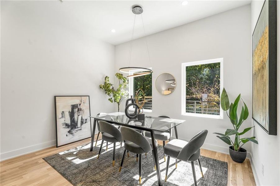 Furnished interior view inside a new home in Freedom Townhomes, Atlanta (Image 41).