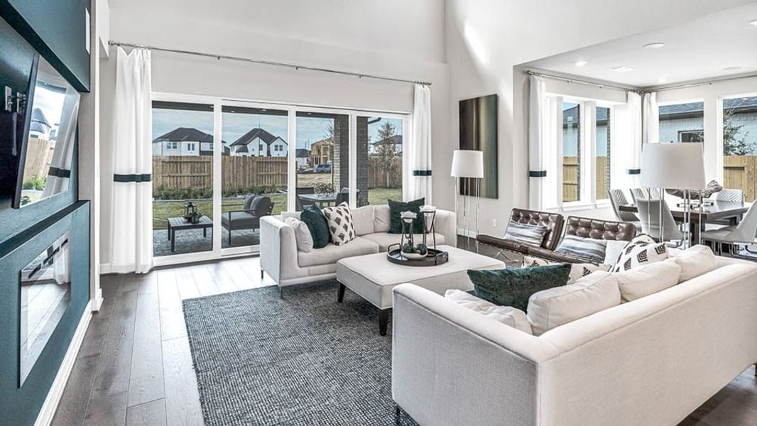 Representative furnished interior of a home built from the Regatta by Taylor Morrison in Avalon at Friendswood, Friendswood (Image 12).