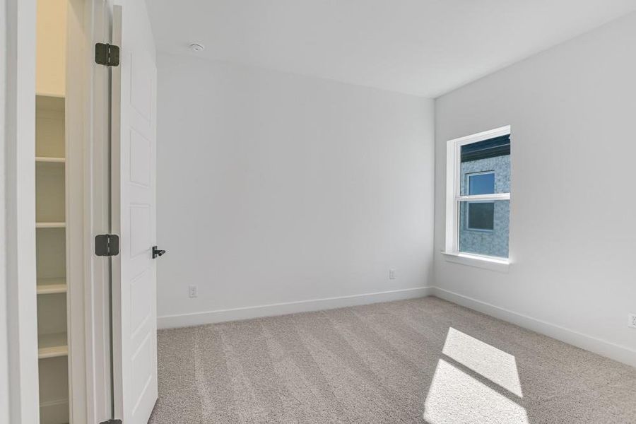 Bedroom 3  [Photo shown is from a completed home with the same floorplan and similardesign selections.]