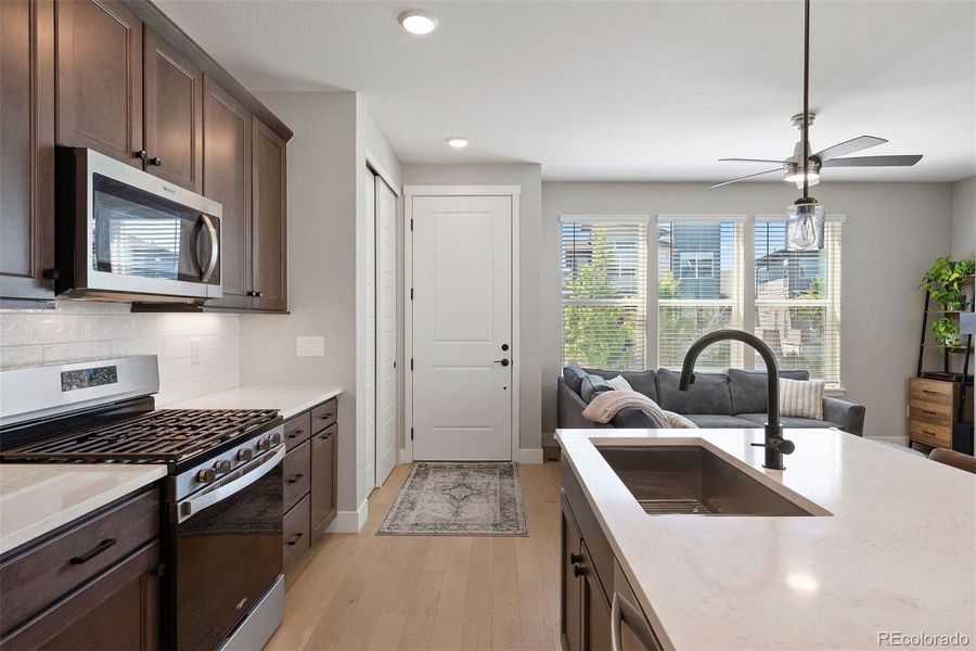 Furnished interior view inside a new home in , Denver (Image 3).