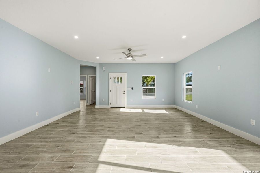 Spacious, unfurnished interior of a new home in , San Antonio (Image 18). Spacious, unfurnished interior of a new home in , San Antonio (Image 18).