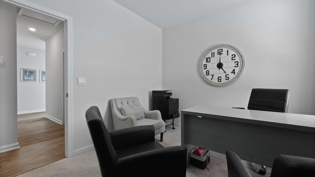 Furnished interior view inside a new home in Pine Hills at Cane Bay, Summerville (Image 30). Furnished interior view inside a new home in Pine Hills at Cane Bay, Summerville (Image 30).