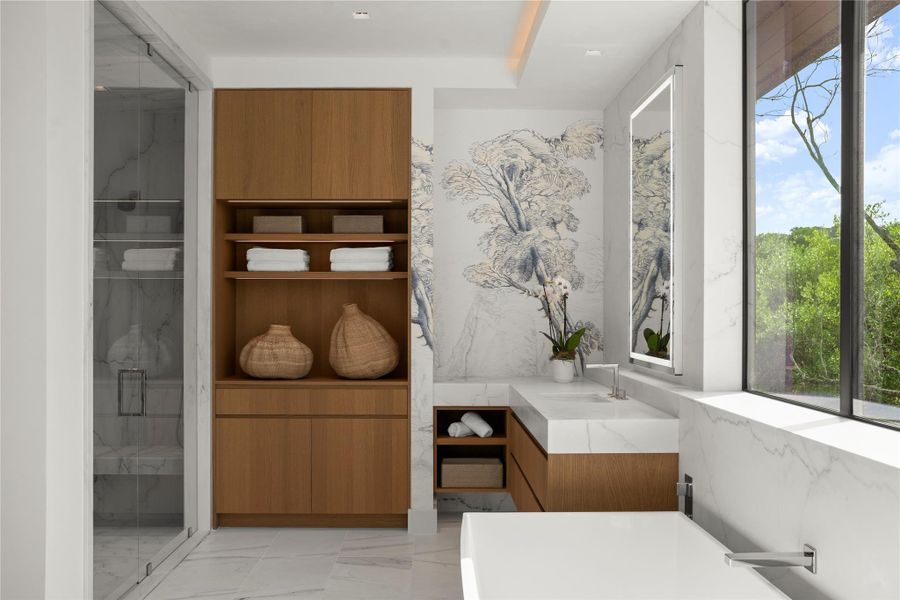 Furnished interior view inside a new home in , Austin (Image 12).