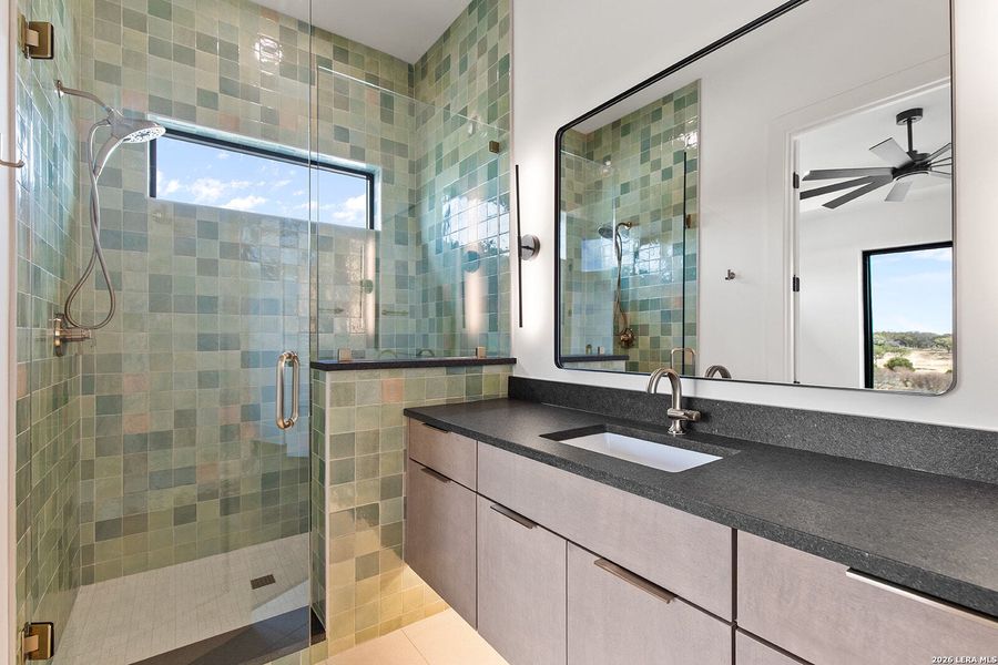 Furnished interior view inside a new home in , San Antonio (Image 10).