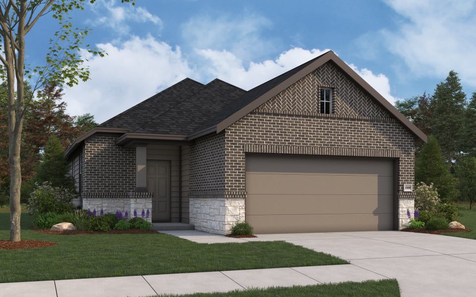 Rendering of floor plan. Colors and features may differ from shown representation.