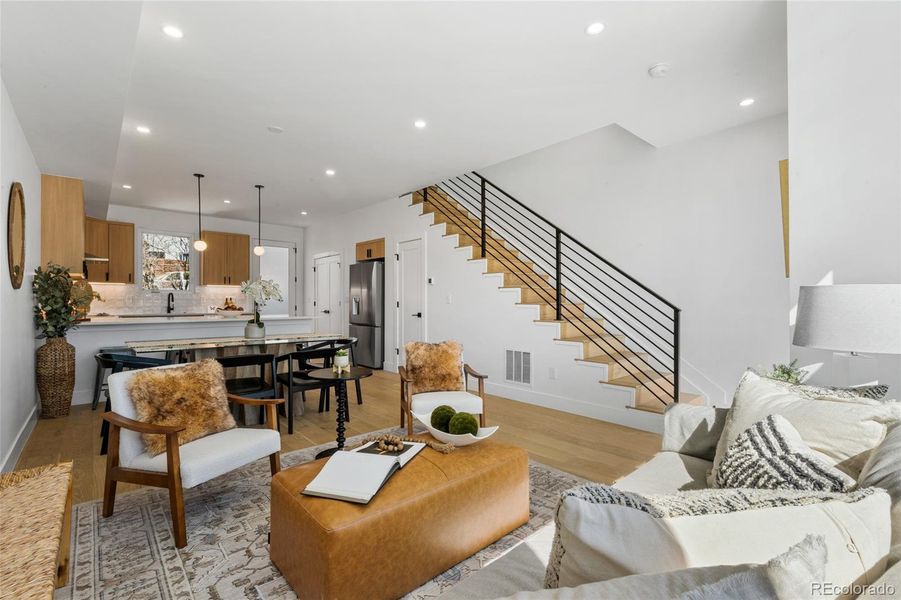 Furnished interior view inside a new home in , Denver (Image 14).