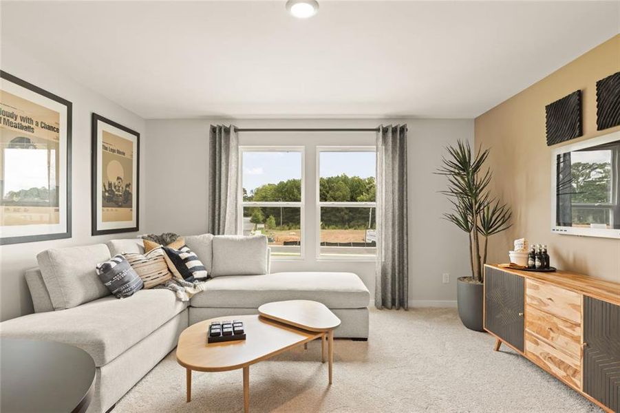 Furnished interior view inside a new home in Oak Grove Glen, Snellville (Image 14).