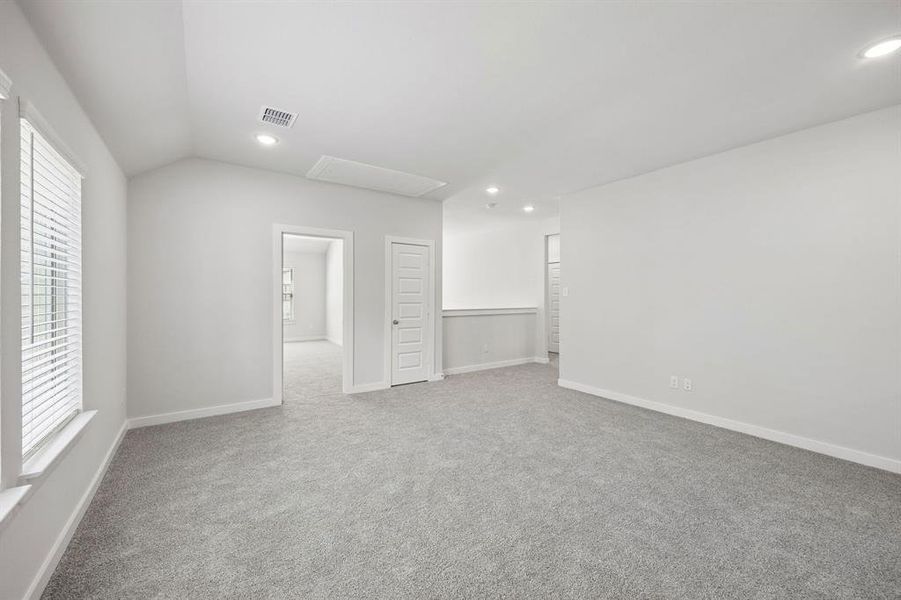 Game Room in the Winters home plan by Trophy Signature Homes – REPRESENTATIVE PHOTO