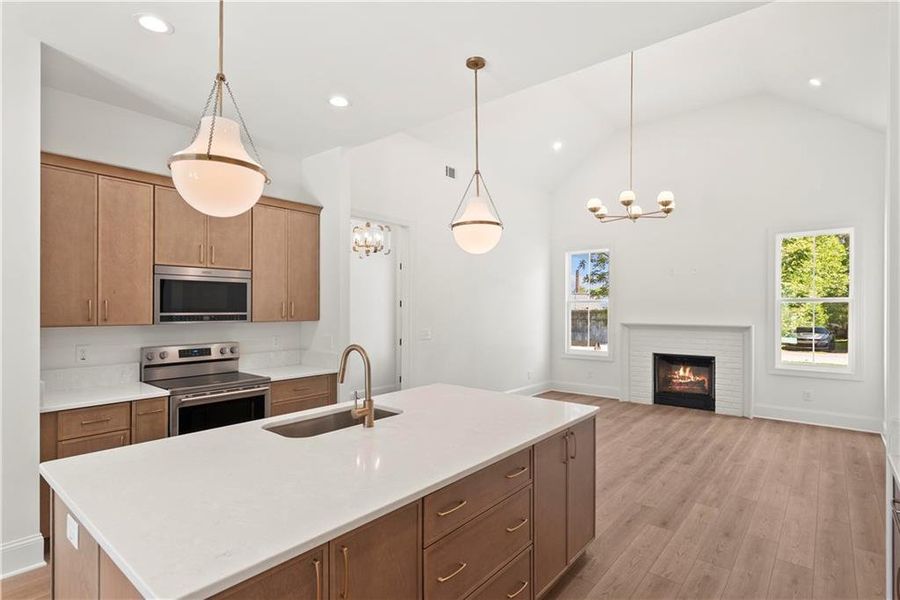 Furnished interior view inside a new home in , Calhoun (Image 4).