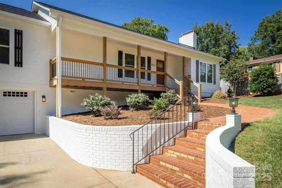 Exterior details and patio area of a home in , Valdese (Image 2).