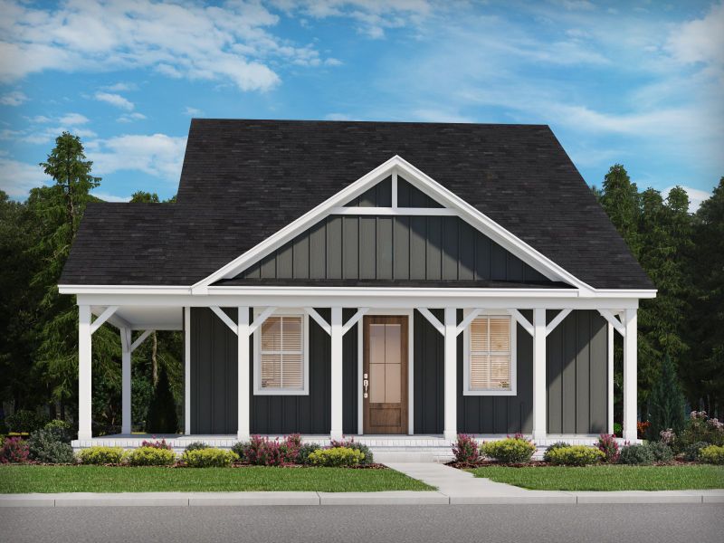 Representative exterior photo of a completed home built from the Mackenzie by Meritage Homes in Poplar Farms, Franklin, TN (Image 5).